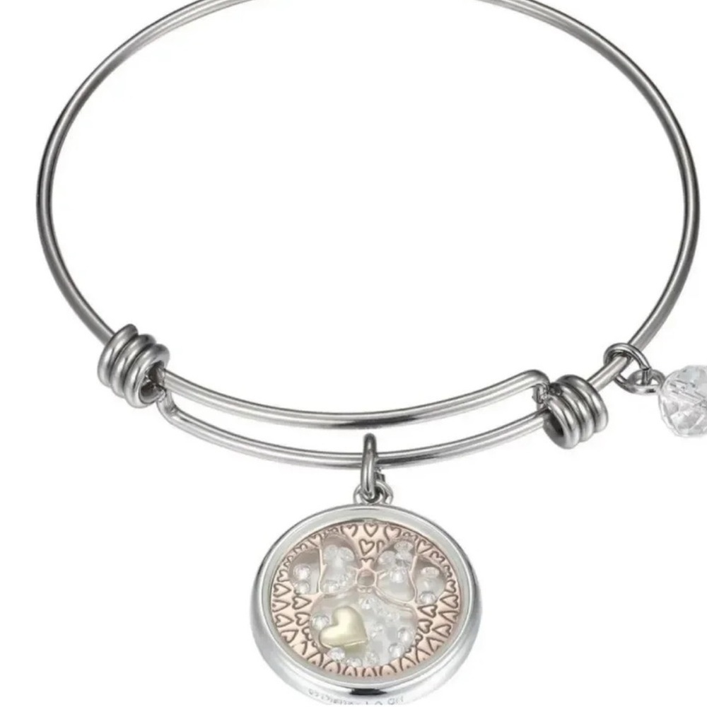 MINNIE MOUSE BOW-TIFUL! Floating Crystal Adjustable Bracelet - Picture 2 of 4